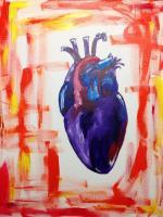 Abstract - Cold Heart - Acrylic On Canvas